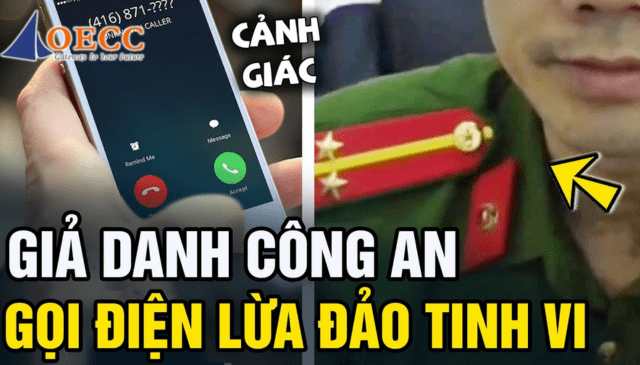Lừa đảo giả danh cơ quan công quyền.