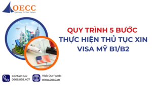quy trình 5 bước thủ tục xin visa Mỹ B1/B2